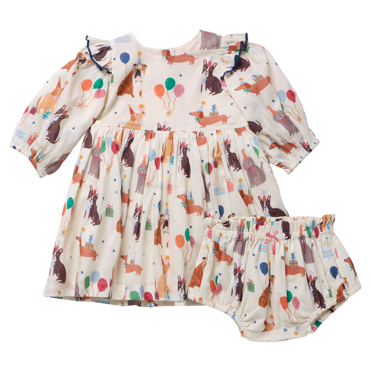 PINK CHICKEN - BABY GIRLS BROOKE DRESS - PARTY PETS