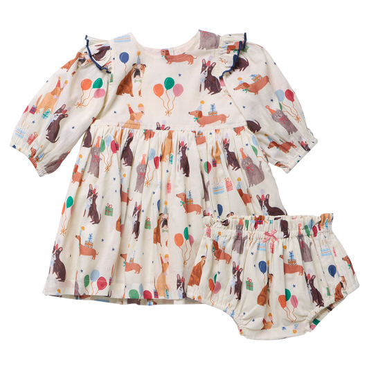 PINK CHICKEN - BABY GIRLS BROOKE DRESS - PARTY PETS