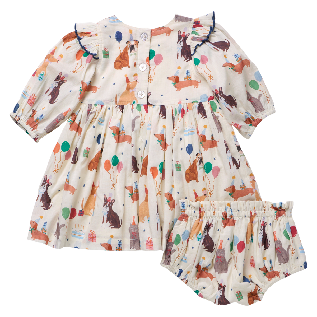PINK CHICKEN - BABY GIRLS BROOKE DRESS - PARTY PETS