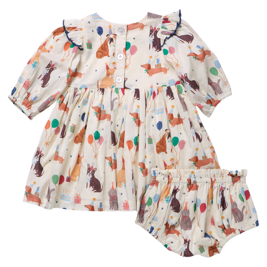 PINK CHICKEN - BABY GIRLS BROOKE DRESS - PARTY PETS
