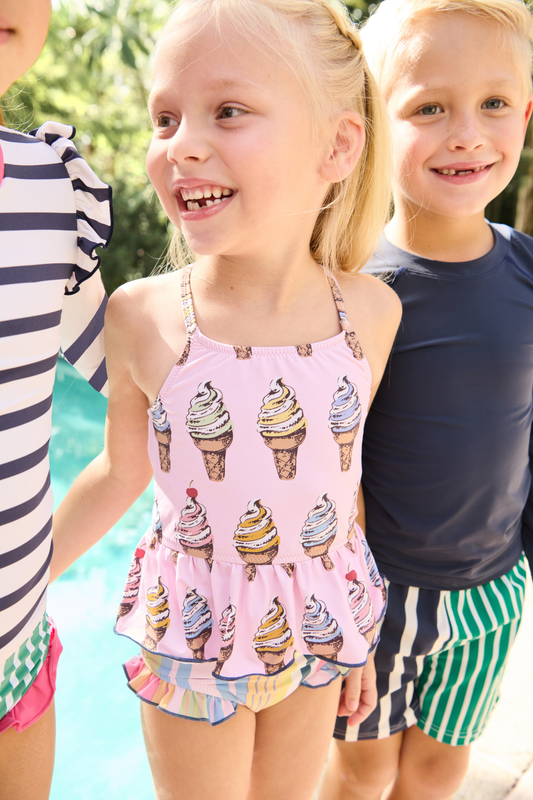 PINK CHICKEN - TG - GIRLS JOY TANKINI - PINK SOFT SERVE