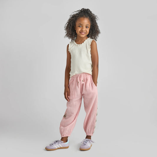 PINK CHICKEN - BG - GIRLS KIRAN PANT - CAROL BLUSH