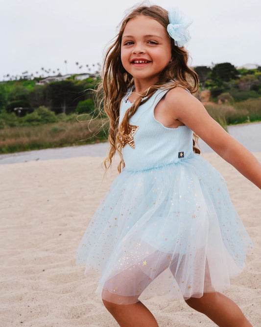 PETITE HAILEY - TG - ELOISE TUTU DRESS - SKY BLUE