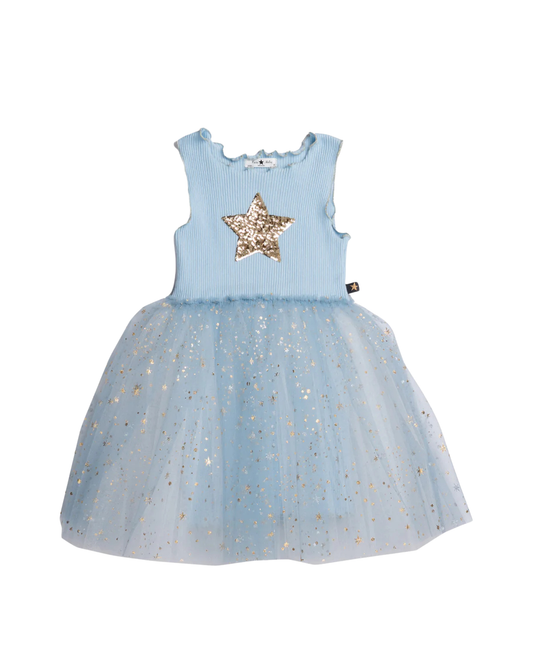 PETITE HAILEY - TG - ELOISE TUTU DRESS - SKY BLUE