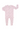 Petite Hailey - Pink Bear Footie