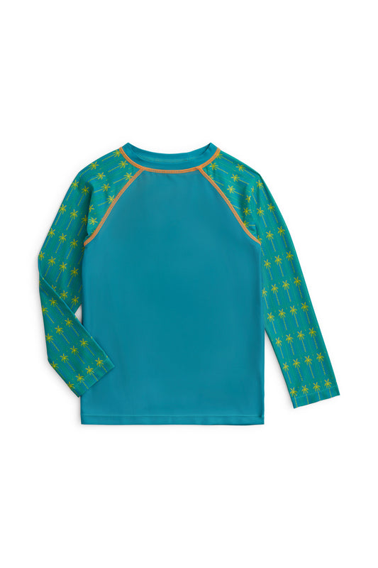 APPAMAN - BB - LONG SLEEVE RASH GUARD - LUXURY PALMS