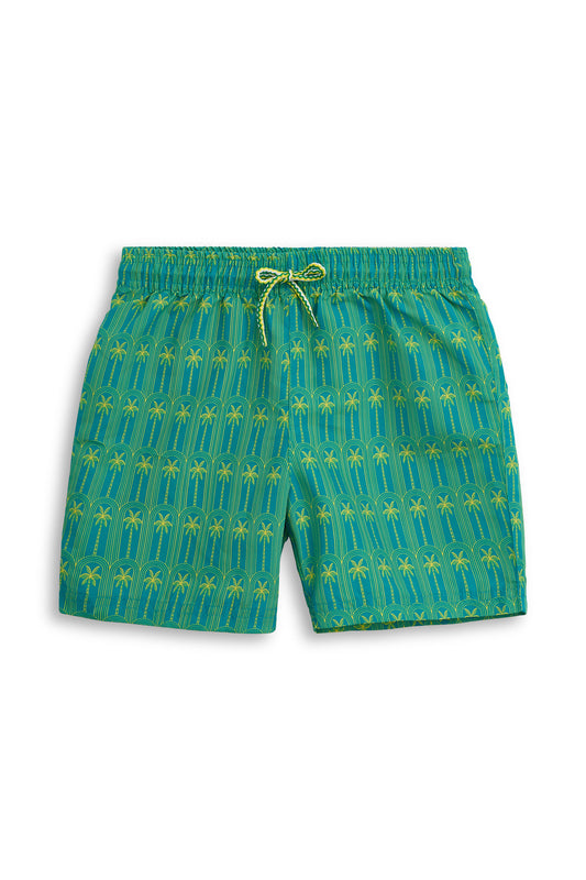 APPAMAN - TB - MID LENGTH SWIM TRUNK - LUXURY PALMS