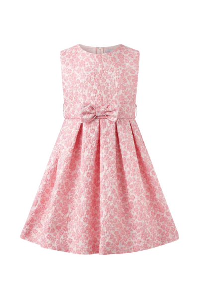 Rachel Riley - Pink Floral Damask Dress
