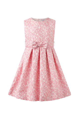 Rachel Riley - Pink Floral Damask Dress