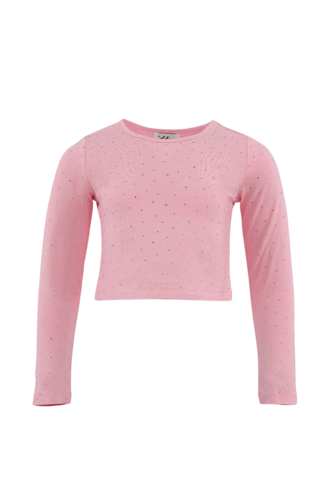 Lola and the Boys - Pink Sparkle Long Sleeve
