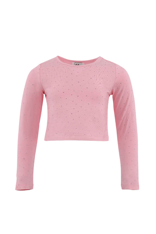 Lola and the Boys - Pink Sparkle Long Sleeve
