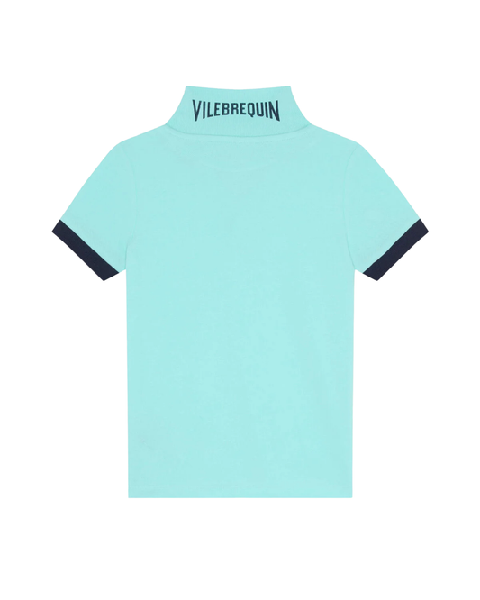 VILEBREQUIN - BB - BOY SOLID COTTON PIQUE - OXYGENE