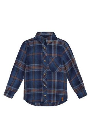 Deux Par Deux - Patchwork Plaid Flannel Shirt