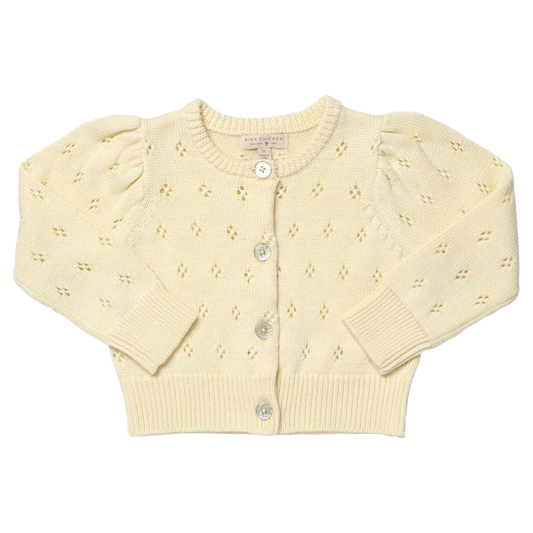 PINK CHICKEN - BABY GIRLS CONNIE SWEATER - IVORY