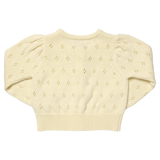 PINK CHICKEN - BABY GIRLS CONNIE SWEATER - IVORY