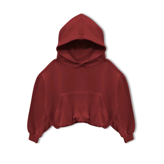 KATIE J - BG - RYAN BUBBLE HOODIE - MULBERRY