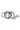 Whale Rattle with Silicone Teether - Slate