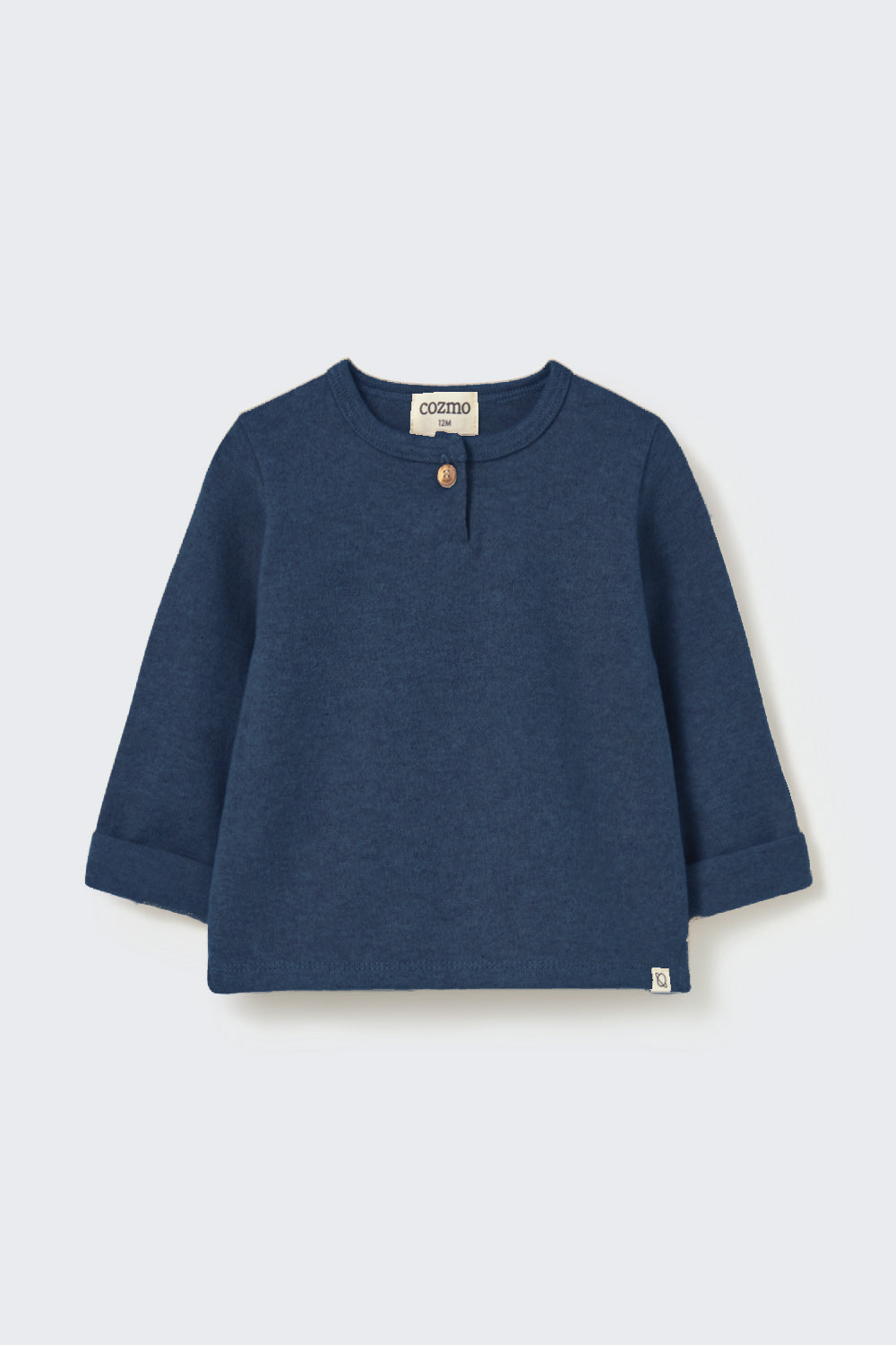 COZMO - BBY - BRUSHED SOFT KNIT SWEATER - NAVY