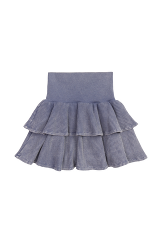 Splendid - Ash Navy Thermal Ruffle Skirt