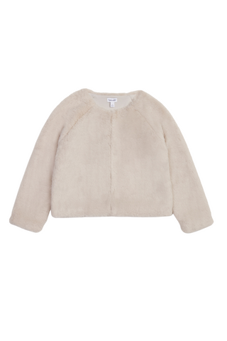 Splendid - Dusty Lavender Faux Fur Fuzzy Jacket