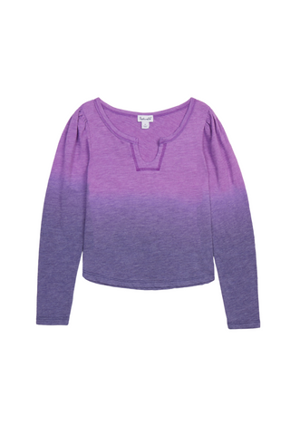 Splendid - Purple Ombre Long Sleeve