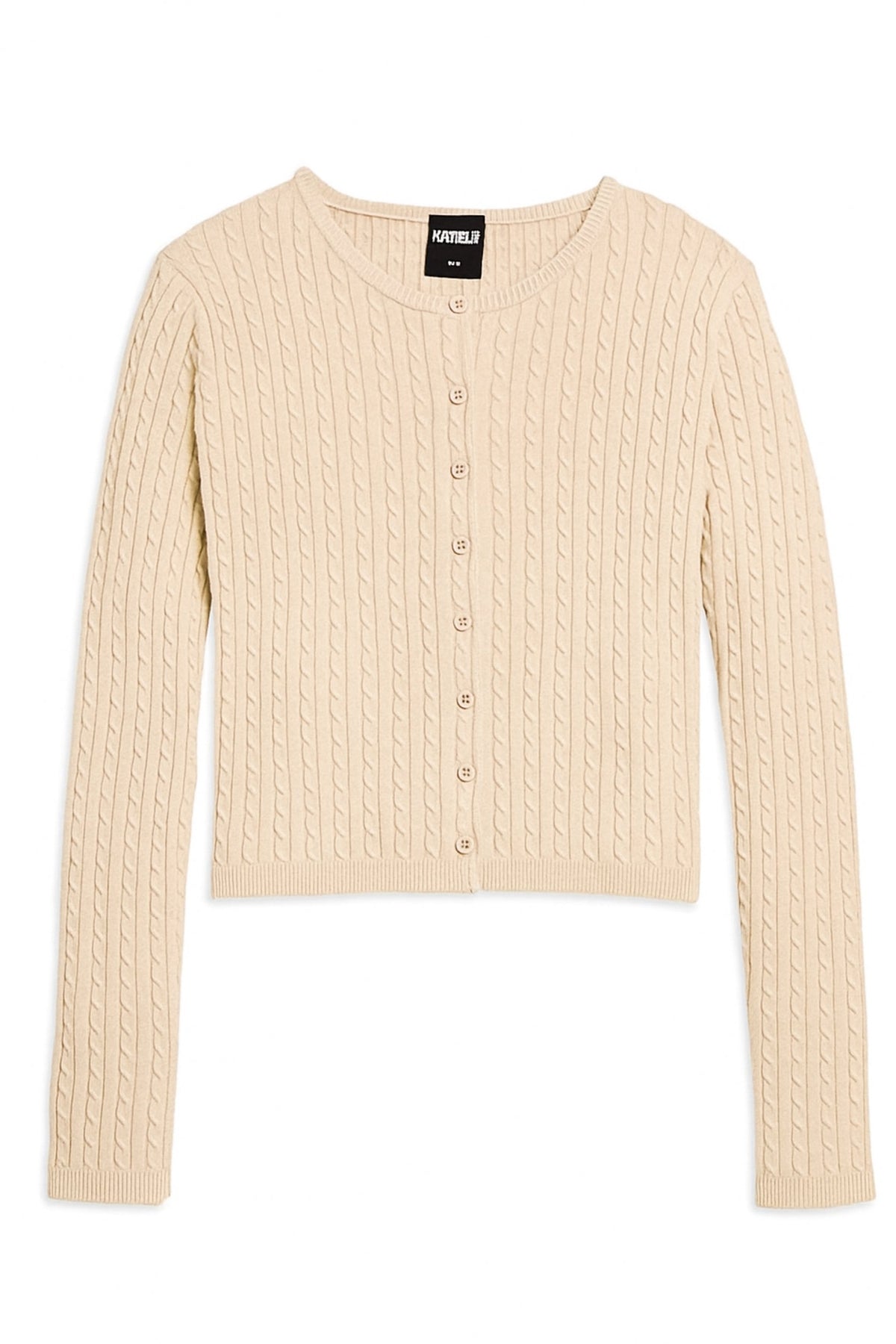 KATIE J NYC RORY CREWNECK SWEATER OATMEAL