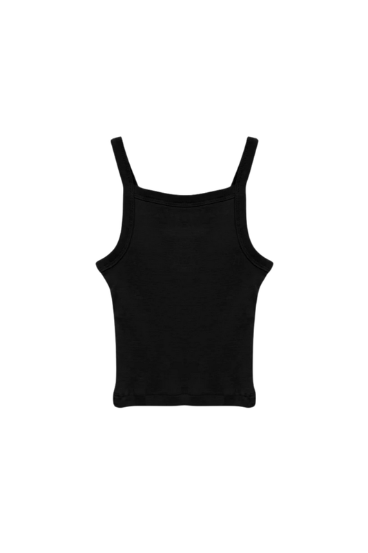 Katie J - BG - Rory Ribbed Tank - Black