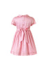 Rachel Riley - Pink Bow Smocked Dress