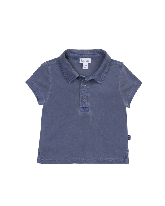 SPLENDID - TB - POLO TEE SHIRT - NAVY