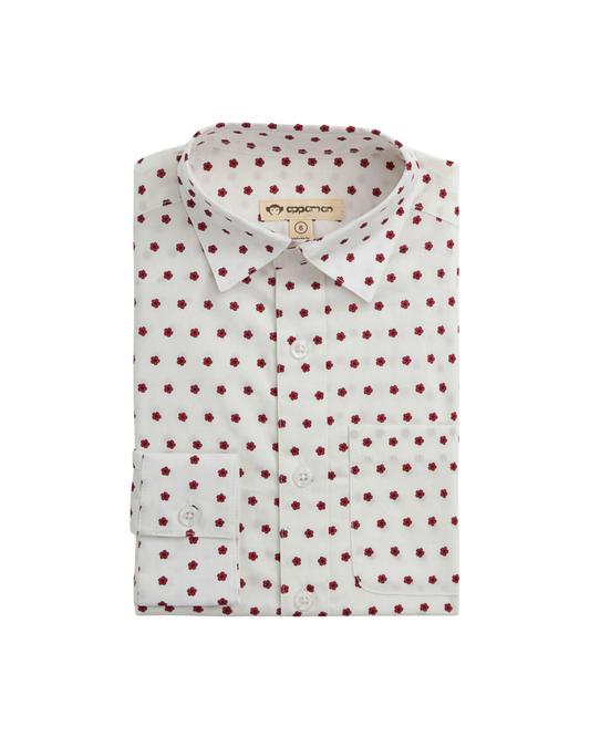 APPAMAN - TB - STANDARD SHIRT - RED HIBISCUS