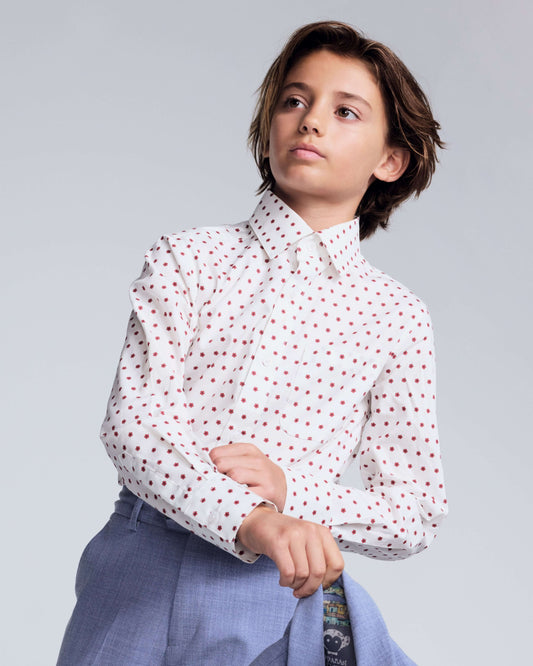 APPAMAN - TB - STANDARD SHIRT - RED HIBISCUS