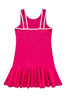 Dark Pink Flared Skirt Dress