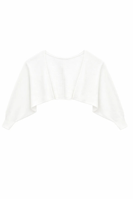 KATIE J NYC - BG - TWEEN SHAY SHRUG - VINTAGE WHITE