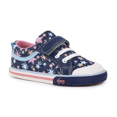 See Kai Run - Kristin Sneaker Navy Denim/Stars