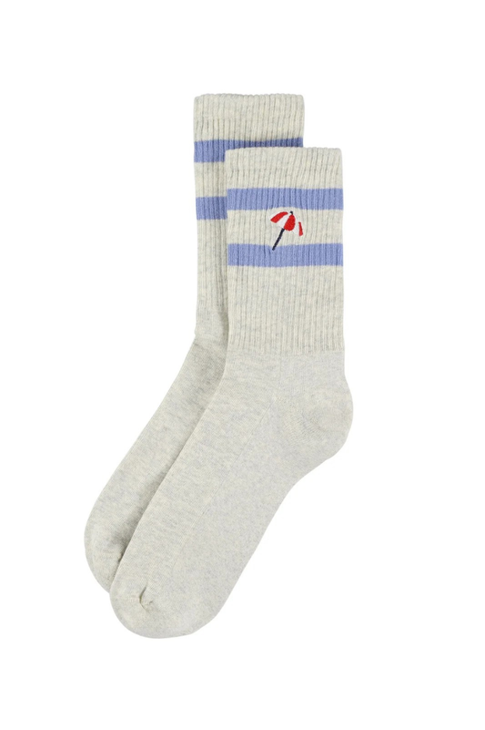ELLA AND RAPHA - ACC - PARASOL KIDS SOCKS - BEIGE/TAUPE