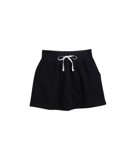 SPLENDID - BG - SPORTY TERRY SKIRT - BLACK