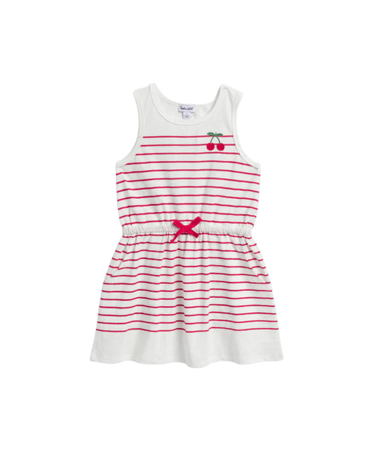 SPLENDID - BG - VERY CHERRY DRESS - WHITE/CHERRY
