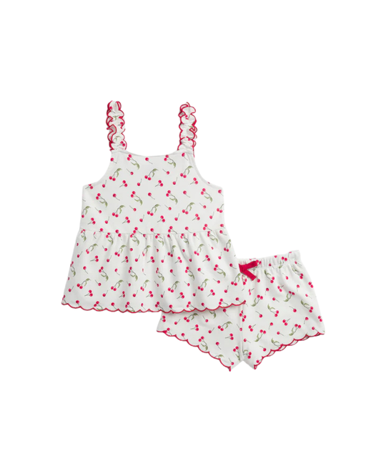 SPLENDID - TG - TERRY CHERRY TANK SET - CHERRY