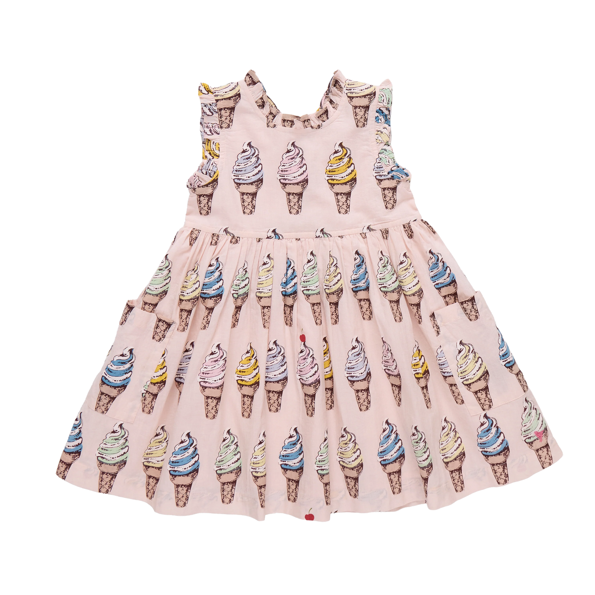 PINK CHICKEN - TG - GIRLS ALYSSA DRESS - PINK SOFT SERVE