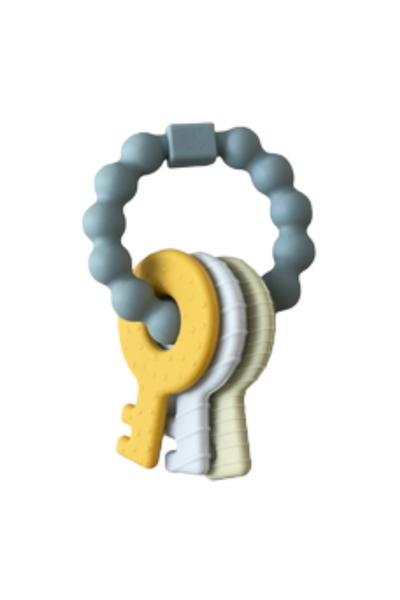 Key Rattle Teether - Slate