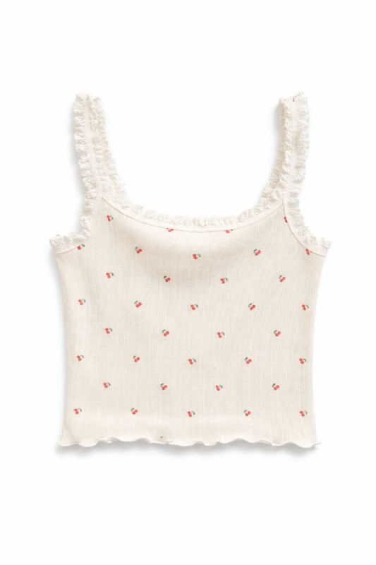 KATIE J NYC - BG - TWEEN SUSAN TANK - MINI CHERRY
