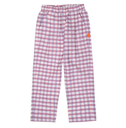 MON COEUR - TG - LINEN PURPLE GINGHAM PANT - LILAC SNOW GINGHAM