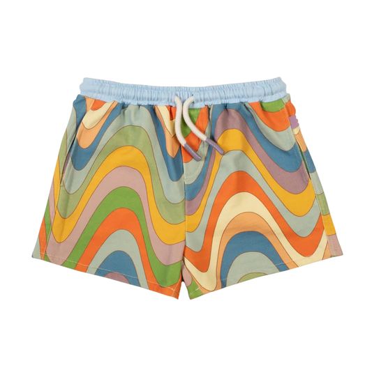 MON COEUR - TG - RECYCLED COTTON GROOVY SHORT - COLOR WAVE