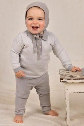 Feltman Brothers - Gray Chevron Knit Set