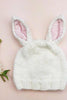 Blueberry Hill - White and Pink Bunny Hat