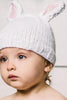 Blueberry Hill - White and Pink Bunny Hat
