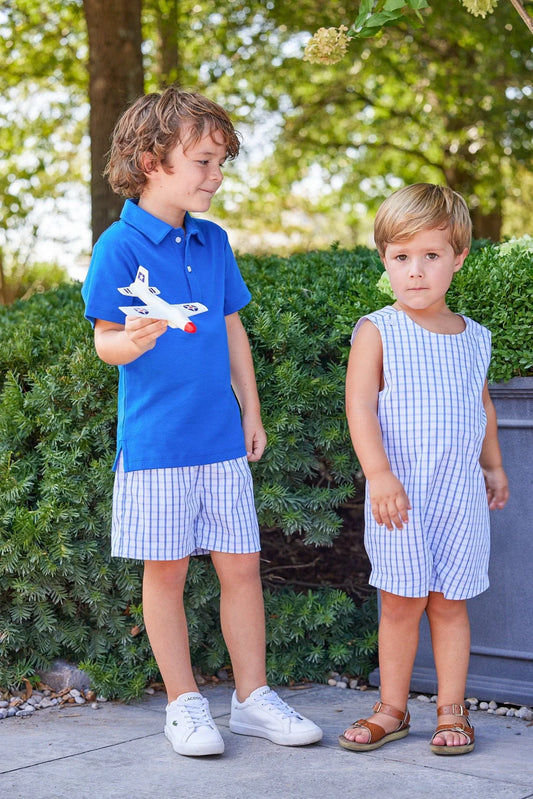 LITTLE ENGLISH - BB - SHORT SLEEVE POLO - ROYAL