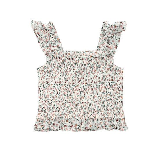 AVERY & ALEXANDER - BG - SMOCK RUFFLE TANK - WILDFLOWER