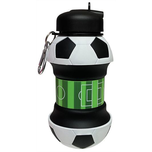 ISCREAM - ACC - SOCCER SILICONE COLLAPSIBLE WATER BOTTLE