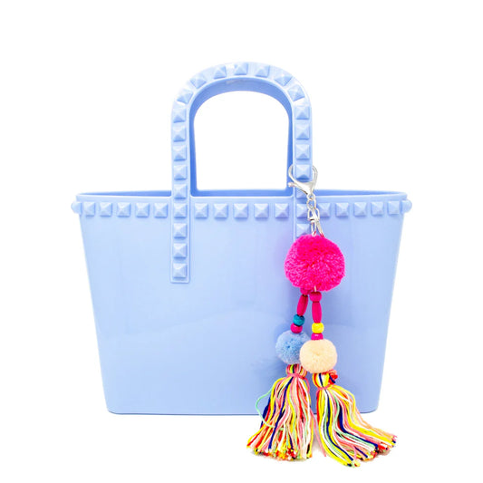 ZOMI GEMS - ACC - TINY JELLY TOTE BAG - BABY BLUE